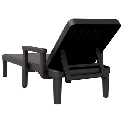 4-Way Height Adjustable Sun Lounger in Polypropylene