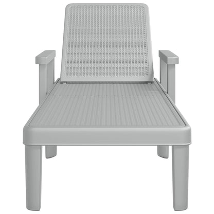 4-Way Height Adjustable Sun Lounger in Polypropylene