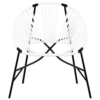 Garden Chair Set with Table in Poly Rattan - 3 pcs