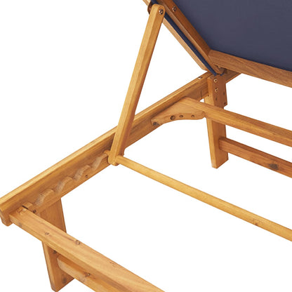 Solid Wood Acacia Sun Lounger