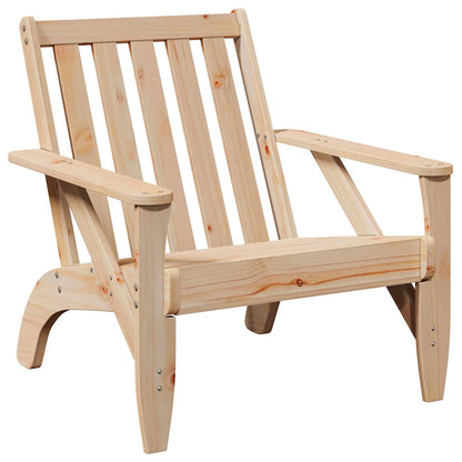 Garden Adirondack Chair Solid Wood