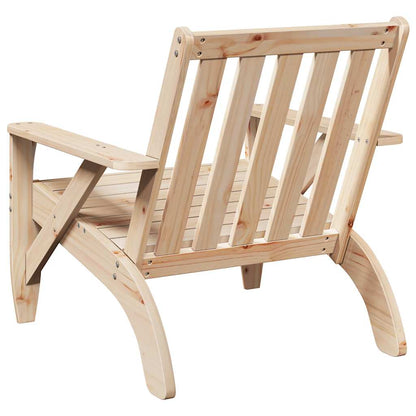 Garden Adirondack Chair Solid Wood