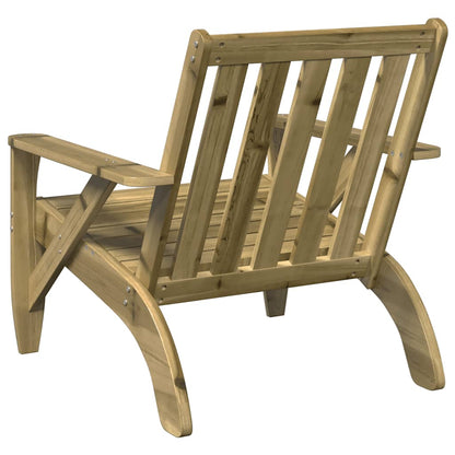 Garden Adirondack Chair Solid Wood