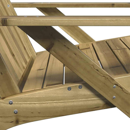 Garden Adirondack Chair Solid Wood