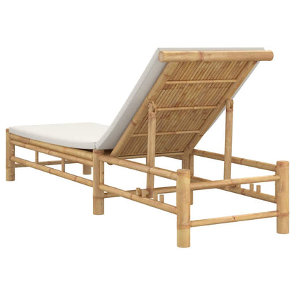Bamboo Sun Lounger with Optional Cushions