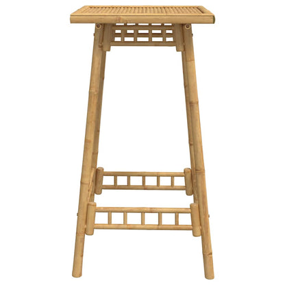 Bamboo Patio Chairs Set with Round or Square Table