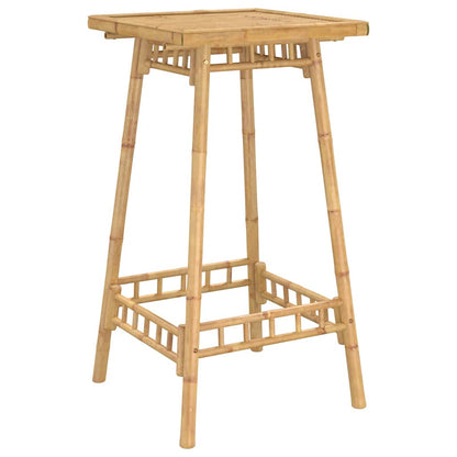 Bamboo Patio Chairs Set with Round or Square Table
