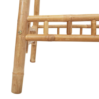 Bamboo Patio Chairs Set with Round or Square Table