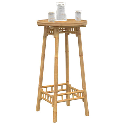 Bamboo Patio Chairs Set with Round or Square Table