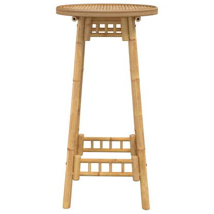 Bamboo Patio Chairs Set with Round or Square Table