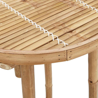 Bamboo Patio Chairs Set with Round or Square Table